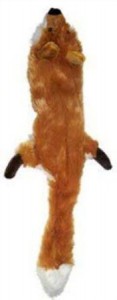 Ethical Plush Skinneeez Fox 24-Inch Stuffingless Dog Toy