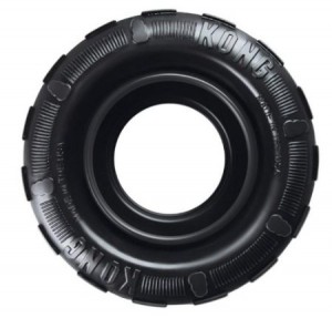 KONG Traxx Tire Toy Black Medium/Large
