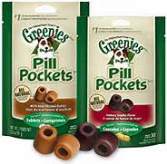 Greenies Pill Pockets Two Flavors Pictured
