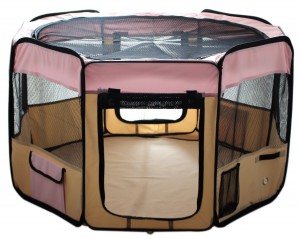 ESK Collection Pet Puppy Dog Playpen Pink