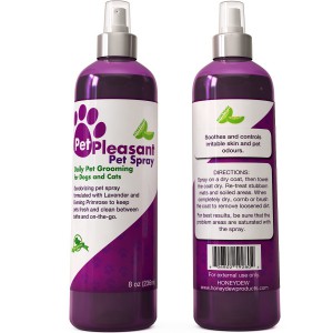 Natural Pet Spray For Dogs Lavender Two Bottles