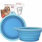 Prima Pet Collapsible Silicone Food & Water Travel Bowl