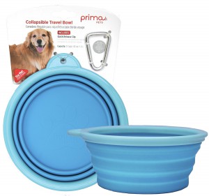 Prima Pet Collapsible Silicone Food & Bowl Large