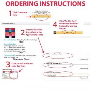 Tag and Collar Ordering Instructions
