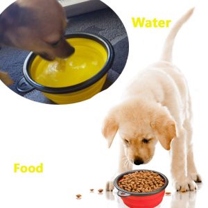 Comsun Collapsible Dog Bowl Used For Food and Water