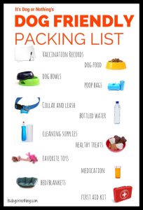 Dog Traveling Check List
